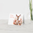 Recherche de biche vœux cartes Aquarelle
