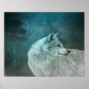 Recherche de loup mystique posters Sauvage