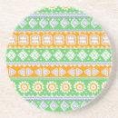 Recherche de motifs ethniques dessous de verres Mignon