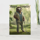 Recherche de sloth anniversaire cartes Drôle