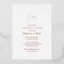 Recherche de monogram répétition dîner invitations Classe