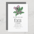 Recherche de koala anniversaire invitations Animal
