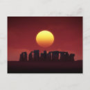 Recherche de stonehenge cartes postales Coucher de soleil
