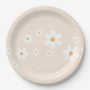 Recherche de beige assiettes en papier Rétro