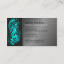 Recherche de investigation cartes visite Empreinte digitale