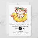 Recherche de natation anniversaire invitations Mignon