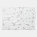 Recherche de flocons neige cuisine linges Blanc