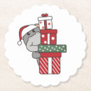 Recherche de hippopotames dessous de verres Xmas