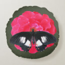 Recherche de peinture papillon coussins Rouge