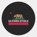 Recherche de drapeau de la californie autocollants République
