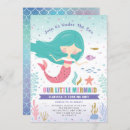 Recherche de little mermaid invitations Sirène