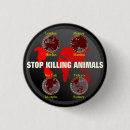 Zoek naar veganisme buttons Compassie