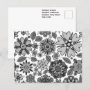 Zoek naar zwart witte bloemen briefkaarten For her