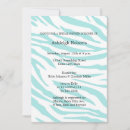 Recherche de douche nuptiale de zèbre invitations Chic