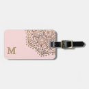 Recherche de mandala bagages étiquettes Monogramme