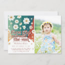 Recherche de marguerite anniversaire invitations Arc en ciel