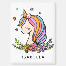 Recherche de licornes magnets Girl