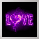 Recherche de flamme violette posters Amour