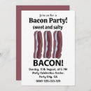 Recherche de bacon invitations Parti