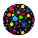 Recherche de multicolore jeux de fléchettes Noir