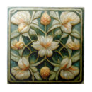 Recherche de fleurs blanches carreaux Décoratif