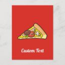 Recherche de pizza pepperoni cartes postales Tranche