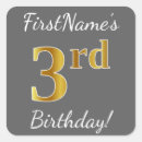 Recherche de 3 ans autocollants Troisième anniversaire