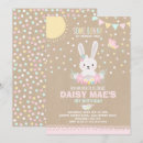 Recherche de de lapin invitations Rose et or