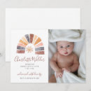 Zoek naar baby photo invitations Boho
