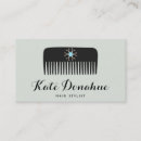 Recherche de peigne de cheveux cartes visite Salon coiffeur