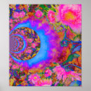 Recherche de fleur psychédélique posters Fleurs