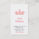 Recherche de princesse mignonne cartes visite Enfants