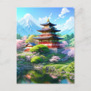 Recherche de temple japonais cartes postales Asie