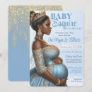 Recherche de royal baby invitations Bleu et or