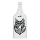 Recherche de chat noir et blanc planches à découper Illustration