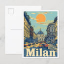 Recherche de milan italie cartes postales Aquarelle
