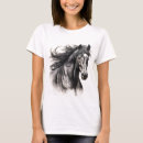 Zoek naar zwarte paarden tshirts For her
