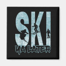 Recherche de ski drôle magnets Skieur