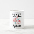Zoek naar roze axolotl mokken Kawaii
