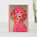 Recherche de caniche rose cartes postales Shopping