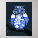 Zoek naar kobalt blauw posters Patroon