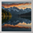 Recherche de paysage alpin posters Montagnes enneigées