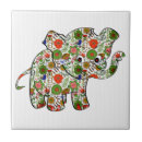 Recherche de éléphant coloré carreaux Floral