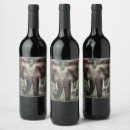Recherche de éléphant bouteilles vin étiquettes Faune