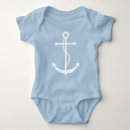 Recherche de bateau à voile bébé vêtements Ancre