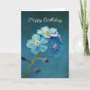 Recherche de myosotis vœux cartes Fleurs printanières