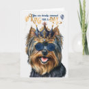 Recherche de yorkshire terrier anniversaire cartes Amoureux des chiens