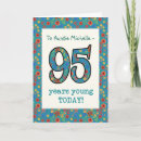 Recherche de 95 ans anniversaire cartes Fleurs