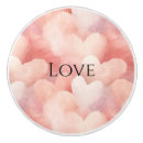 Recherche de coeur rose boutons et poignées de porte Girly