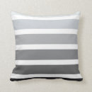 Recherche de rayures grises et blanches coussins Géométrique